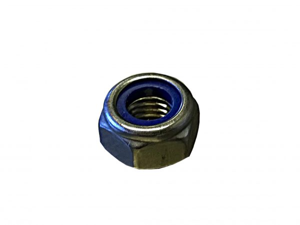 nyloc nut, stainless steel